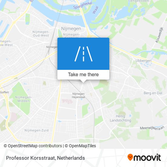 Professor Korsstraat map