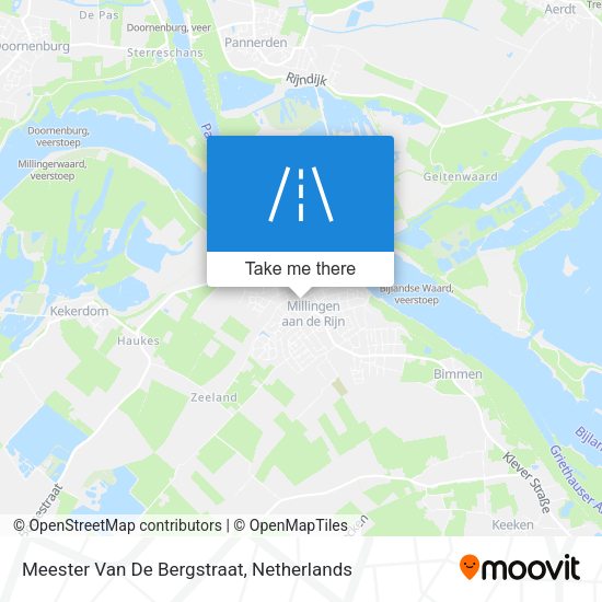 Meester Van De Bergstraat map