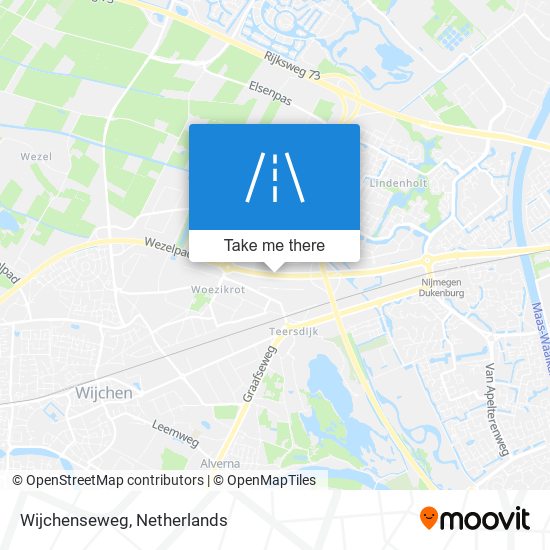 Wijchenseweg Karte