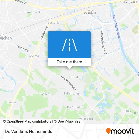 De Vendam map