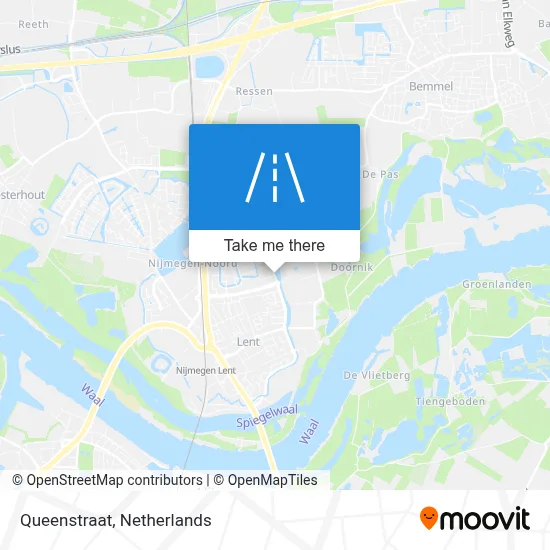 Queenstraat map