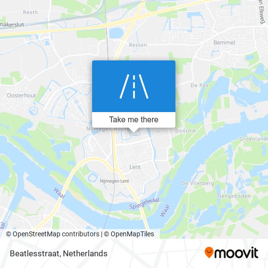 Beatlesstraat map