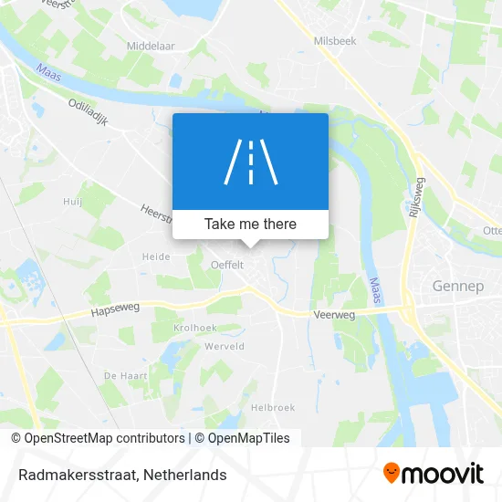 Radmakersstraat map