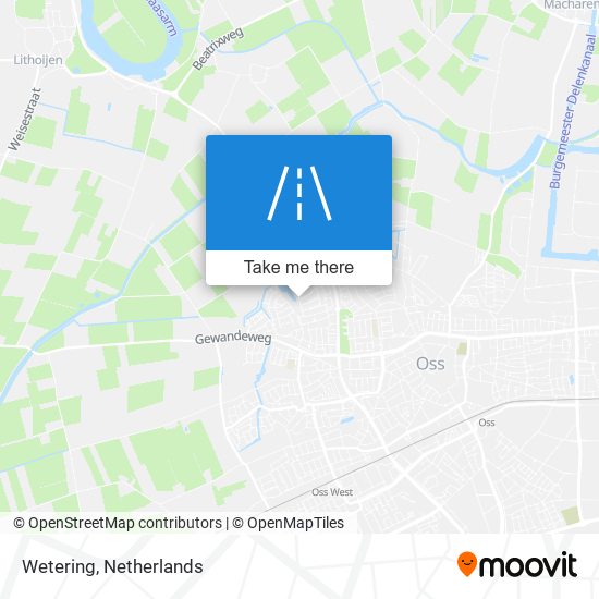 Wetering map