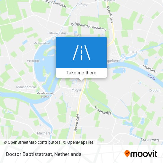 Doctor Baptiststraat map