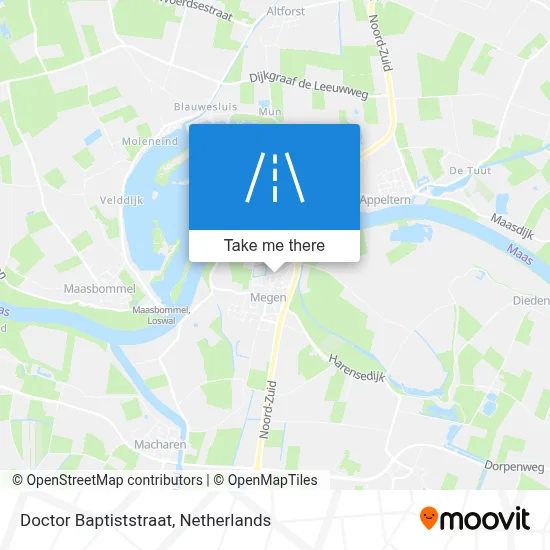 Doctor Baptiststraat map