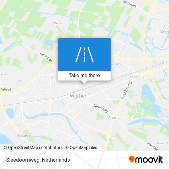 Sleedoornweg map