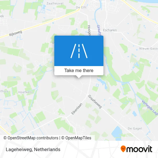 Lageheiweg map