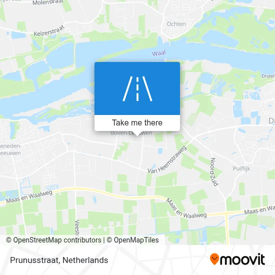 Prunusstraat map