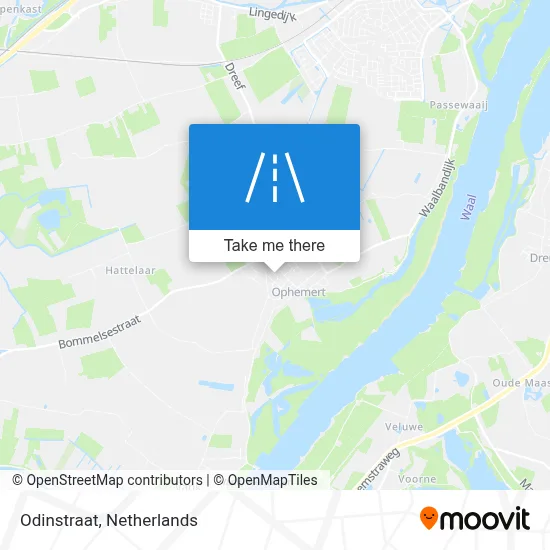 Odinstraat map