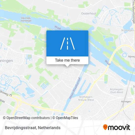 Bevrijdingsstraat map