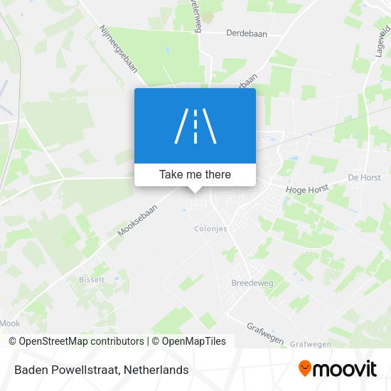 Baden Powellstraat map