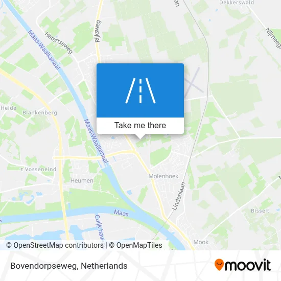 Bovendorpseweg map
