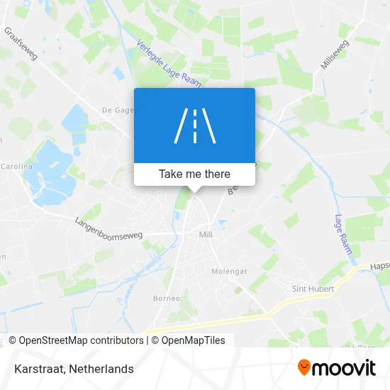 Karstraat map