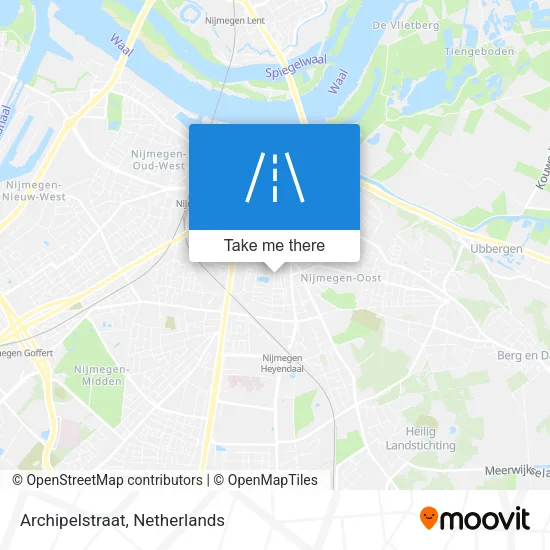 Archipelstraat map