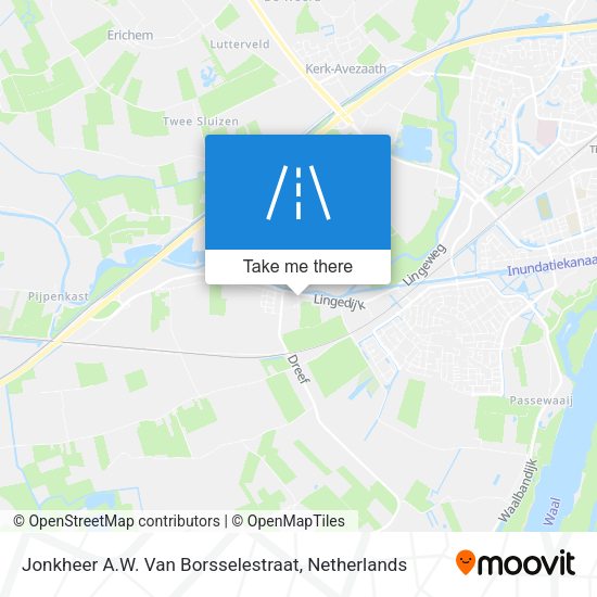 Jonkheer A.W. Van Borsselestraat map