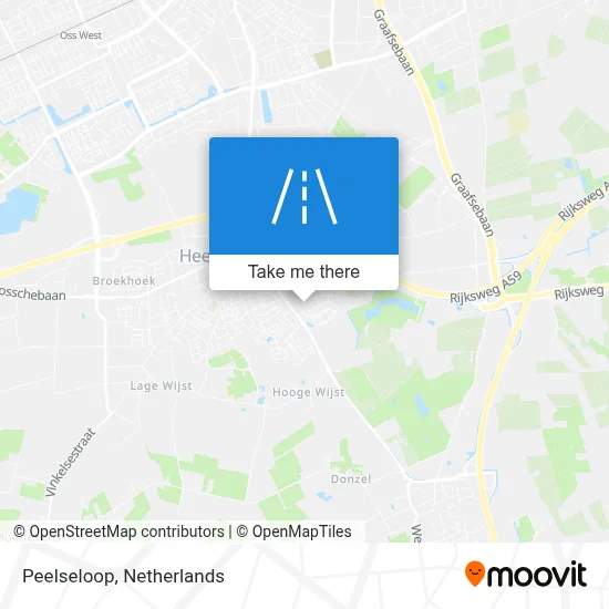 Peelseloop map