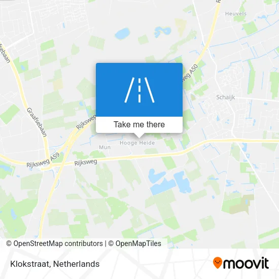 Klokstraat map