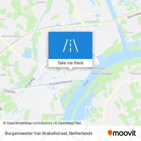 Burgemeester Van Brakellstraat map