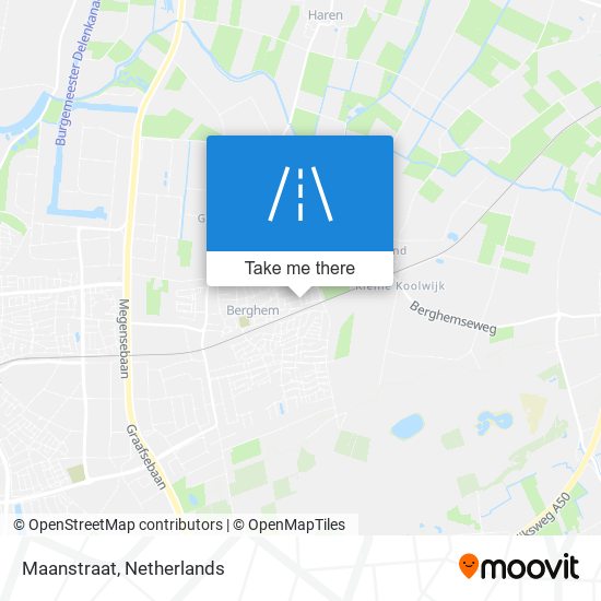 Maanstraat map