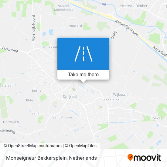 Monseigneur Bekkersplein map