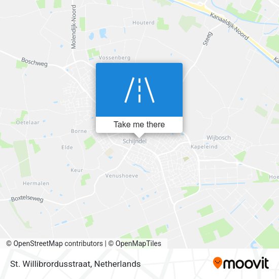 St. Willibrordusstraat map