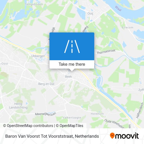 Baron Van Voorst Tot Voorststraat map