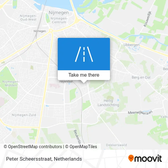 Peter Scheersstraat map