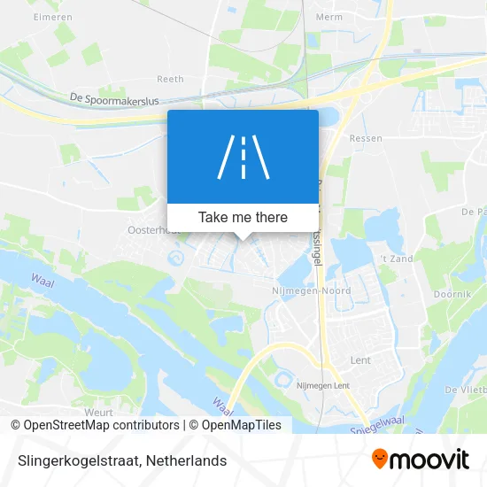 Slingerkogelstraat map