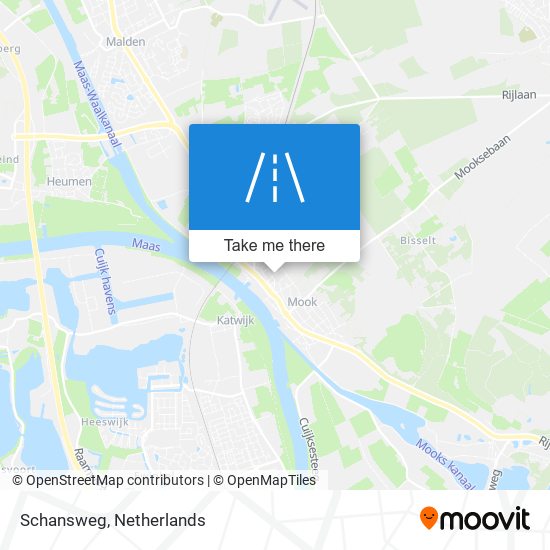 Schansweg map