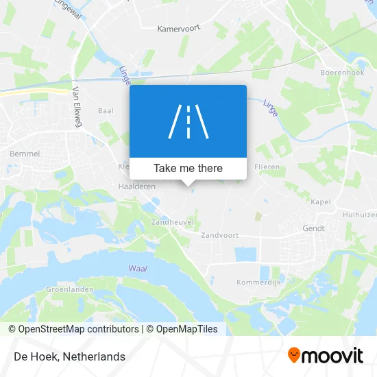 De Hoek map