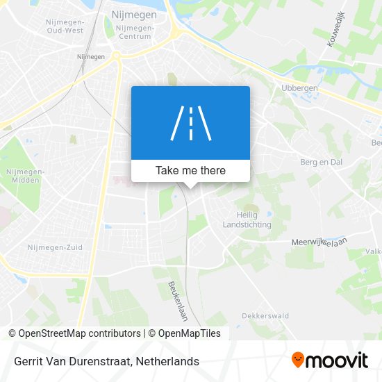 Gerrit Van Durenstraat map
