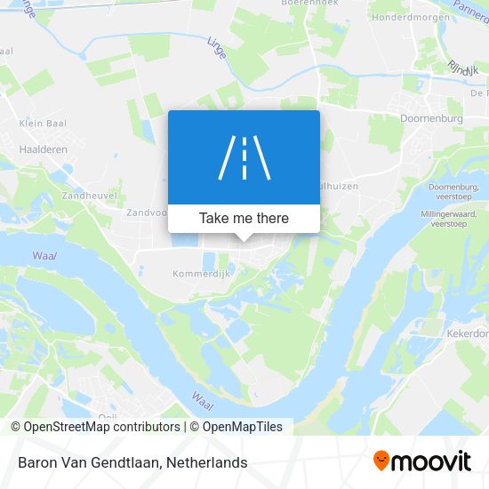 Baron Van Gendtlaan map