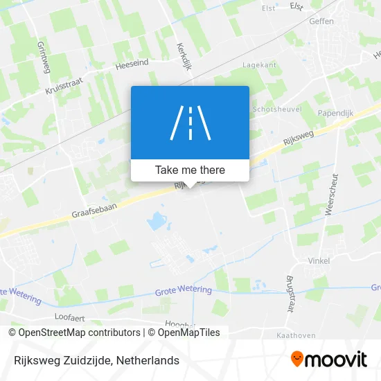 Rijksweg Zuidzijde map