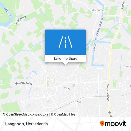 Haagpoort map