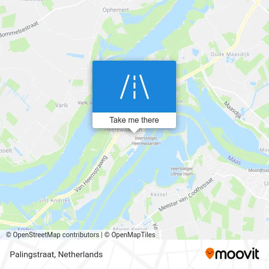 Palingstraat map