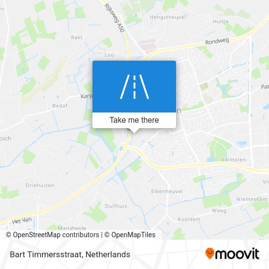 Bart Timmersstraat map