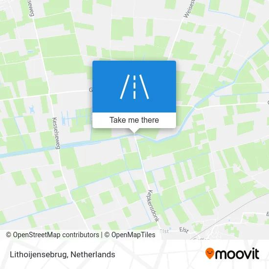 Lithoijensebrug Karte