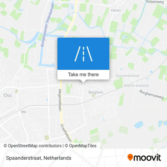 Spaanderstraat map