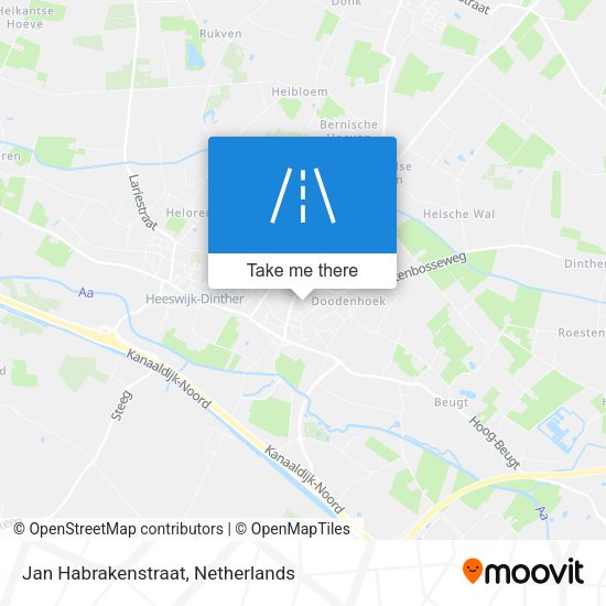 Jan Habrakenstraat map