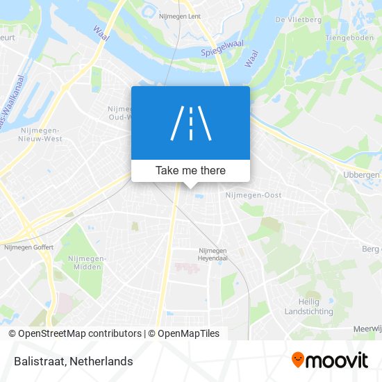 Balistraat map