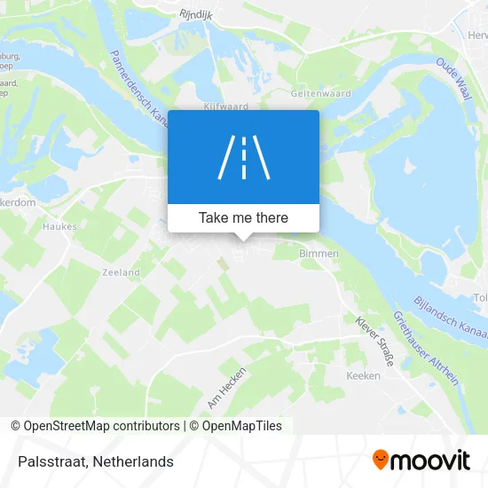 Palsstraat map