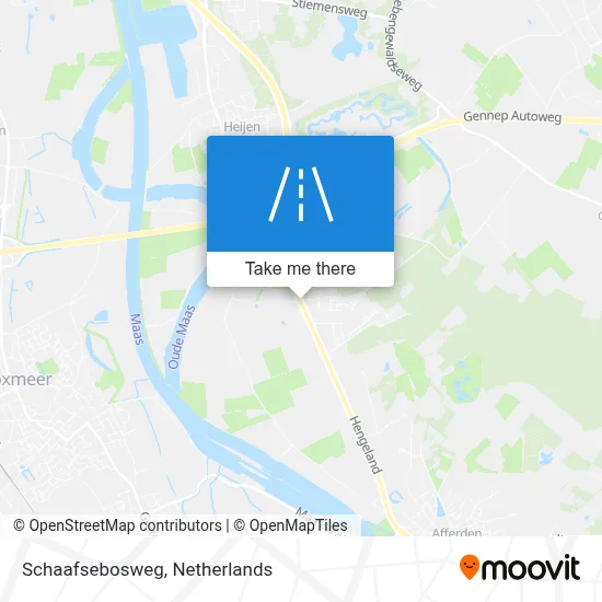 Schaafsebosweg map