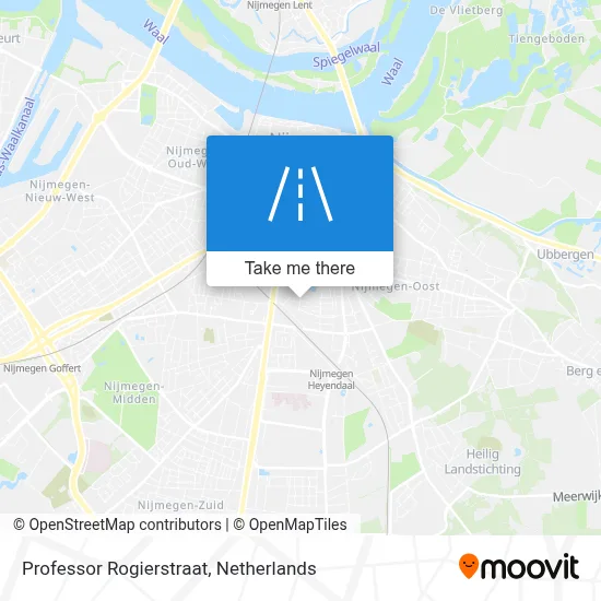 Professor Rogierstraat map