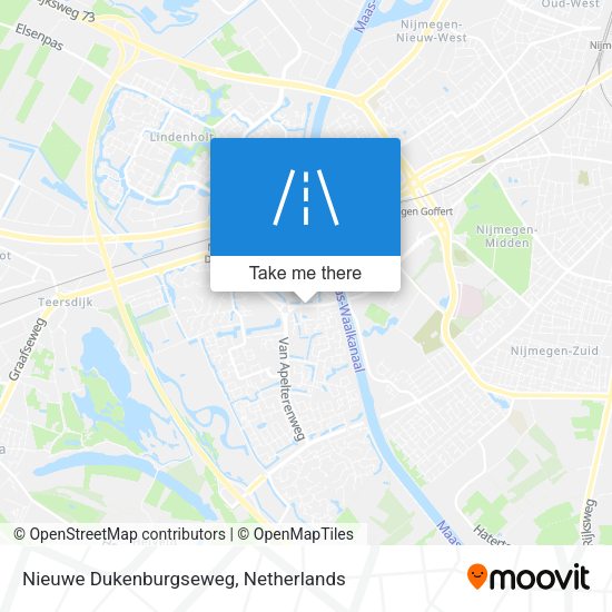 Nieuwe Dukenburgseweg map