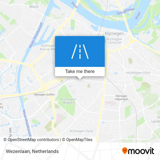 Wezenlaan map