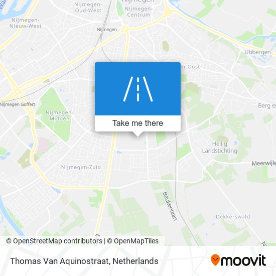 Thomas Van Aquinostraat map