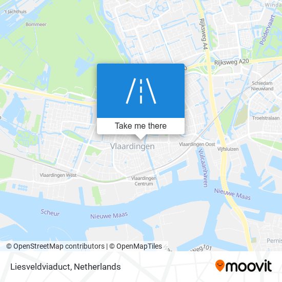 Liesveldviaduct map