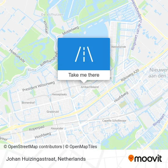 Johan Huizingastraat map