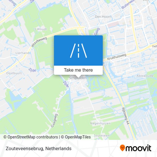 Zouteveensebrug map